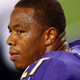 Ray Rice of the Baltimore Ravens sits on the bench in the first half of a preseason game against the Dallas Cowboys at AT&T Stadium on Aug. 16, 2014, in Arlington, Texas.
Ronald Martinez
